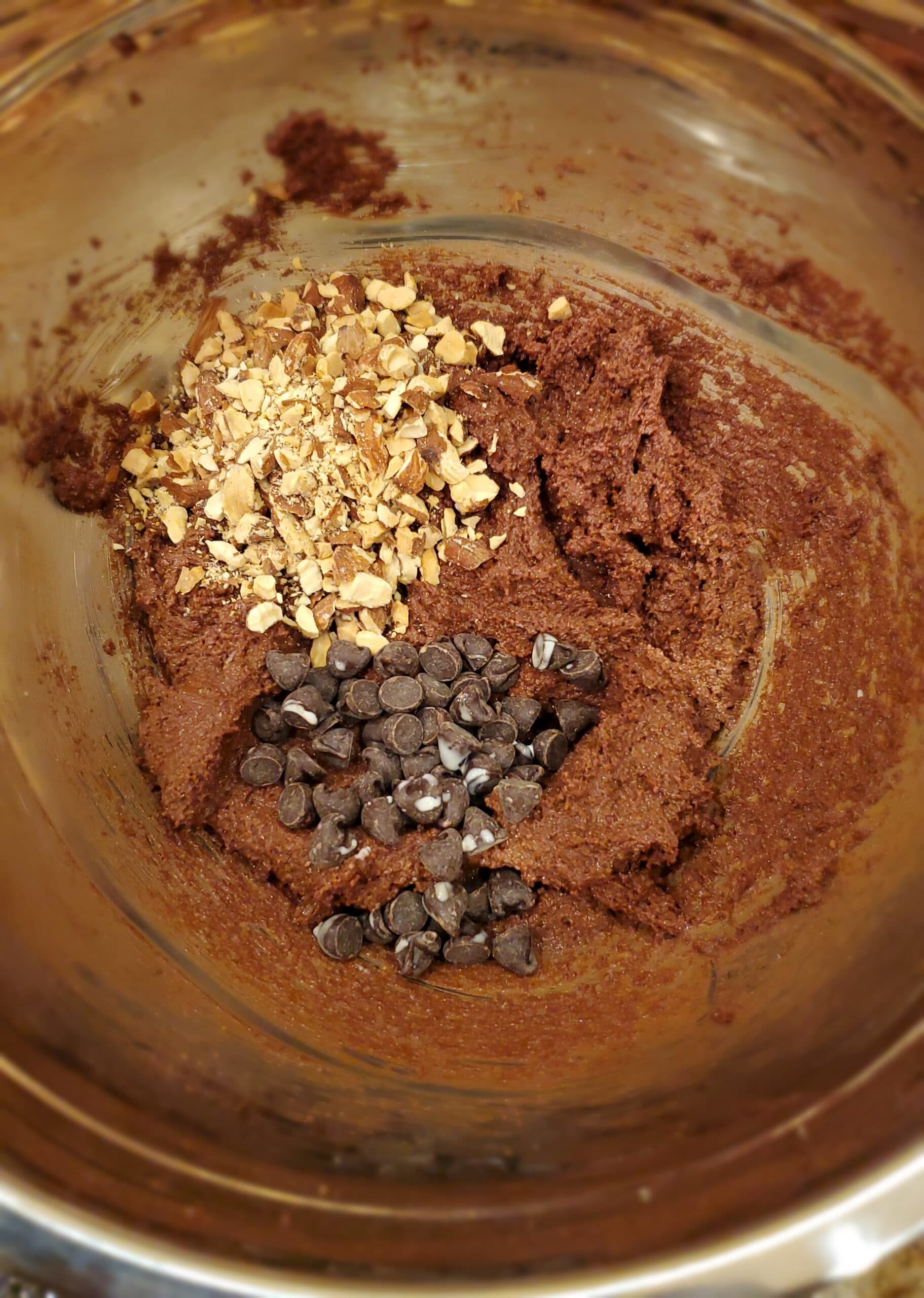 Stir in nuts and chocolate chips