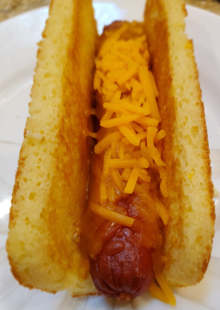 Hot Dog with keto bread