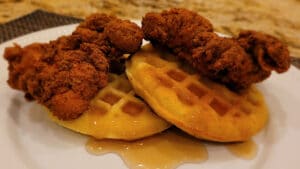 keto chicken and waffle