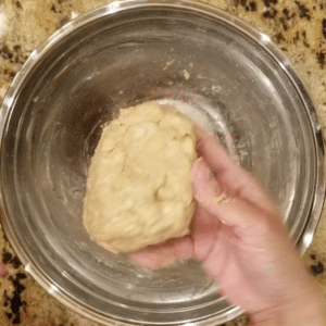 egg puff Dough with water