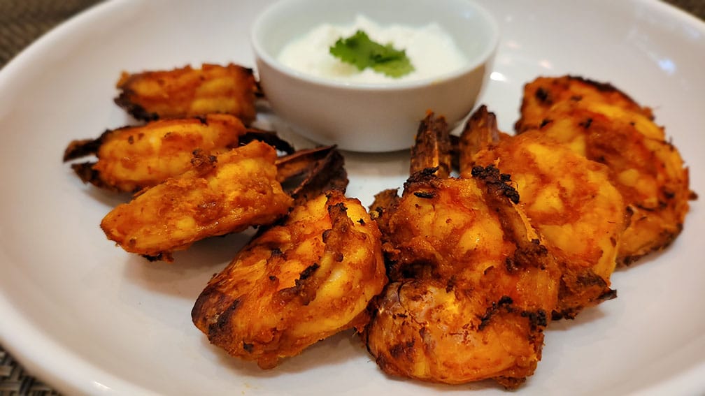Keto Tandoori Shrimp in Air Fryer